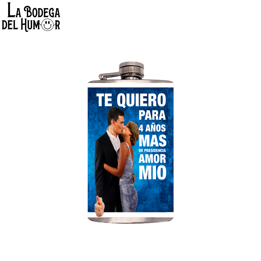 Petaca de Bolsillo "Sánchez Kiss" 200ml