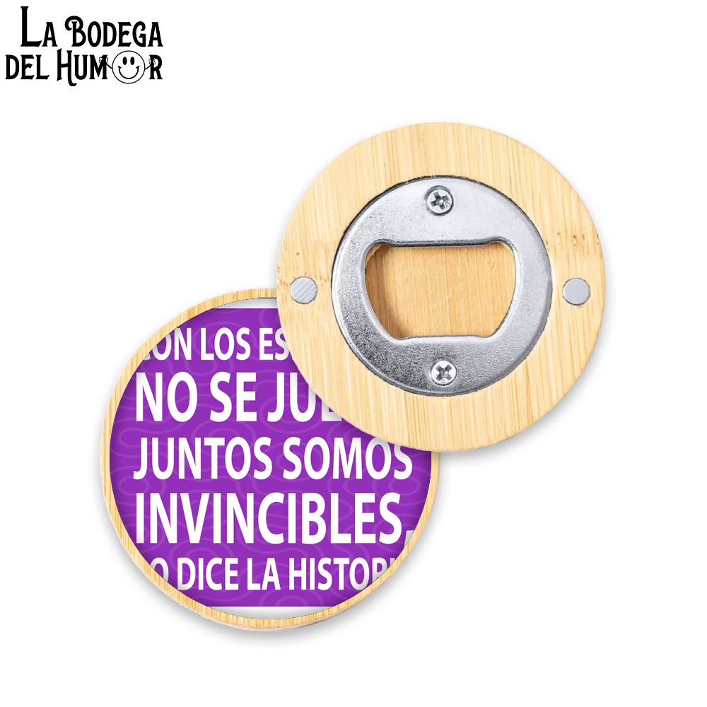 Abrebotellas Diseño "Con los españoles no se juega" Tipo 2