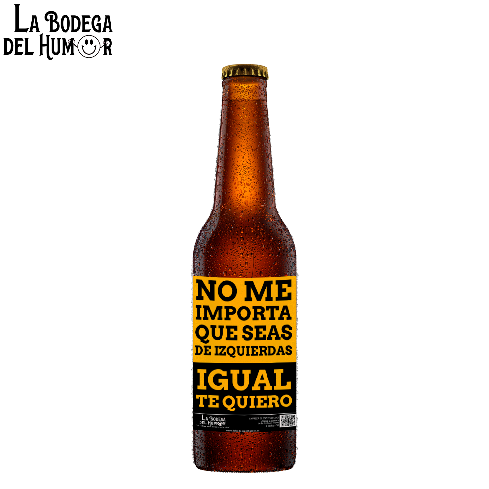 Cerveza Artesana "No importa que seas de izquierdas" 33cl