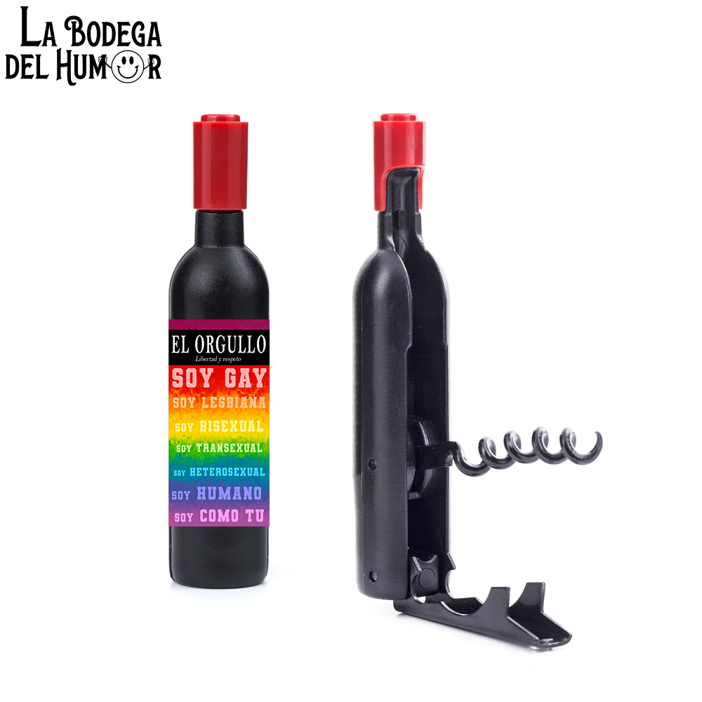 Sacacorchos Clásico "Soy Gay"
